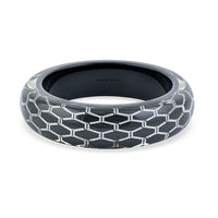 Calvin Klein Stainless Steel Abstract Bangle Bracelet (8.00 In)
