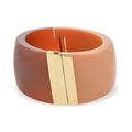 Calvin Klein Closeout ION Plated YG Stainless Steel Vision Bangle Bracelet (6.25 In) - Sticky add to cart bar