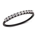 One Time Only Cuff Bangle Bracelet in ION Plated Black Stainless Steel (7 In) - Sticky add to cart bar