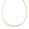 Omega Chain Necklace (17.5-19.5 Inches) in ION Plated YG Stainless Steel - Sticky add to cart bar
