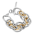 Calvin Klein ION Plated YG and Stainless Steel Forward Bracelet (7.00 In) - Sticky add to cart bar