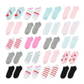 poiled Angel 20 Pairs Women's No Show Socks - Cherries (Sizes 4-10) - Sticky add to cart bar