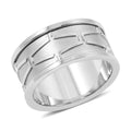 Calvin Klein Abstract Ring in Stainless Steel (Size 10.0) - Sticky add to cart bar
