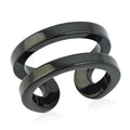 Calvin Klein Return The Black Ring in ION Plated Black Stainless Steel (Size 5.0) - Sticky add to cart bar