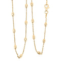 14K Yellow Gold Over Sterling Silver Over the Moon Necklace 18 Inches 4.3 Grams - Sticky add to cart bar