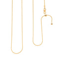 Fancy Link Chain Necklace in 14K Yellow Gold Over Sterling Silver 18-24 Inches 3.50 Grams - Sticky add to cart bar