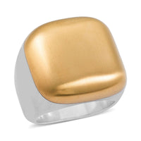 Calvin Klein ION Plated YG and Stainless Steel Placid Ring (Size 6.0)