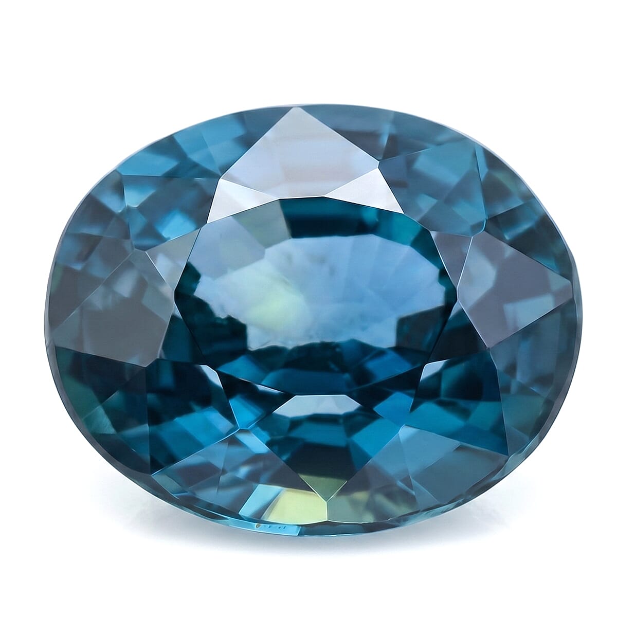 Parti Teal Sapphire (Oval Free Size) 0.70 ctw