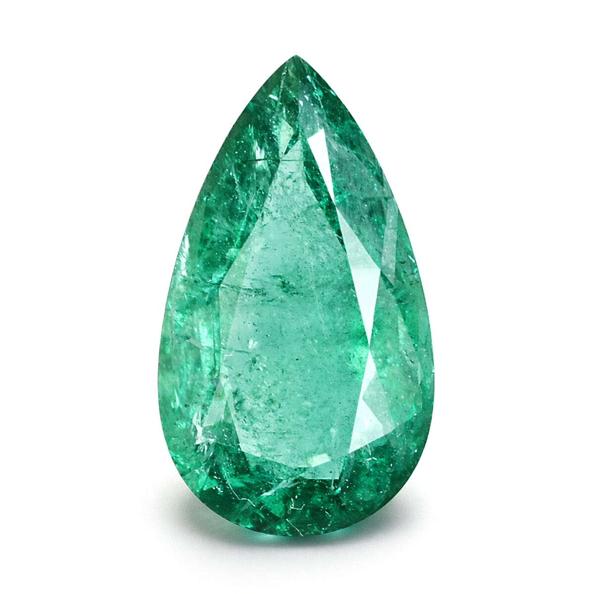 Certified & Appraised AAAA Gemfields Emerald (Pear Free Size) 4.00 ctw