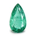 Certified & Appraised AAAA Gemfields Emerald (Pear Free Size) 4.00 ctw - Sticky add to cart bar