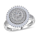 Luxuriant Lab Grown Diamond Signature Ring in Sterling Silver - Sticky add to cart bar