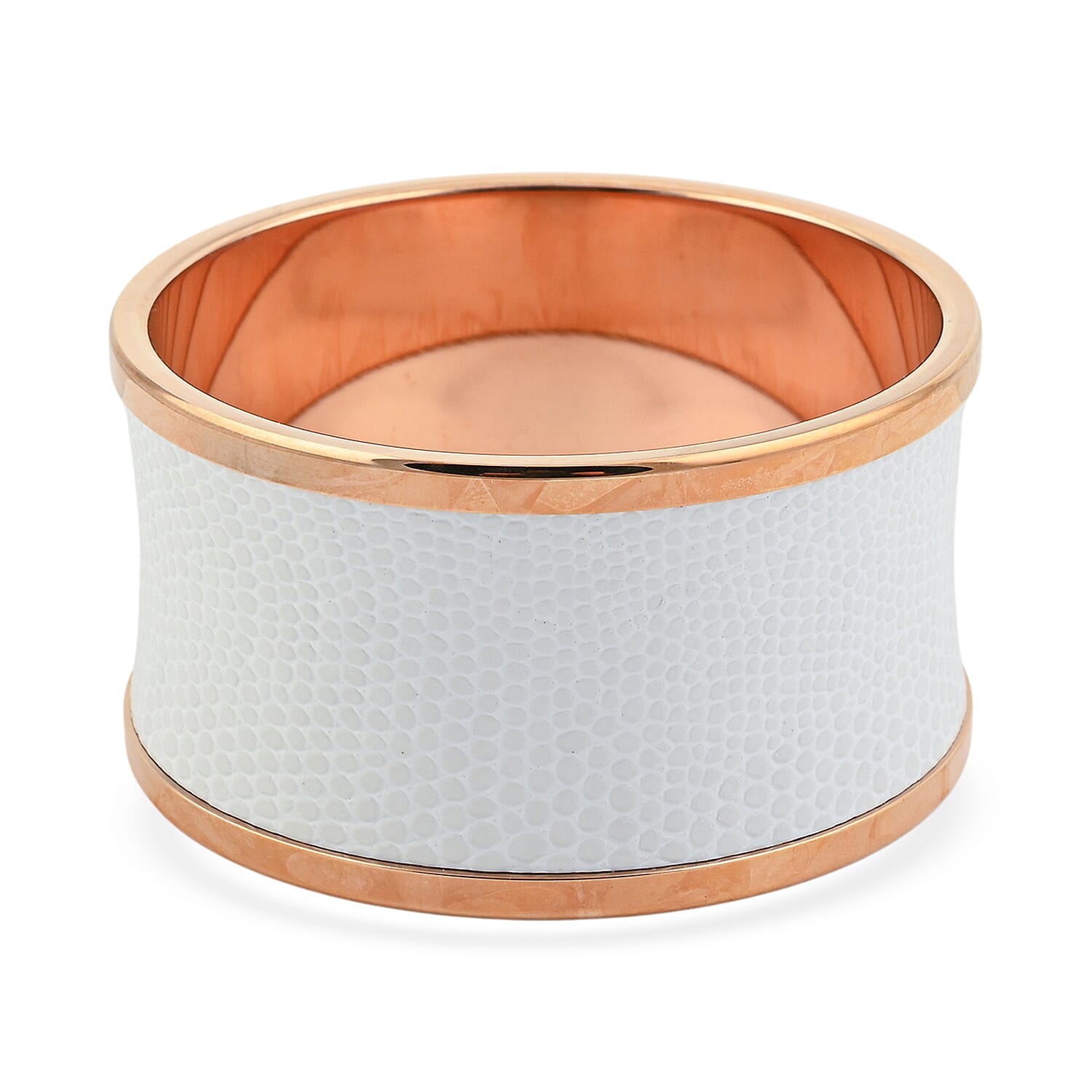 Calvin Klein ION Plated RG Stainless Steel Spellbound Bangle Bracelet (7.00 In)
