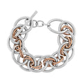 Calvin Klein ION Plated RG and Stainless Steel Forward Bracelet (7.00 In) - Sticky add to cart bar