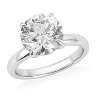 14K White Gold Luxuriant Lab Grown Diamond (G, VS) Ring (Size 10.0) 3.00 ctw