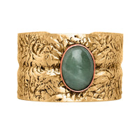 Handmade Gemstone Bracelet in Goldtone