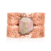 Handmade Gemstone Bracelet in Goldtone