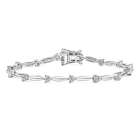 EverTrue Moissanite Bracelet in 18K YG Plated (7.25 In) 1.10 ctw
