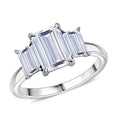 14K White Gold Luxuriant Lab Grown Diamond(G VS2) Ring (Size 10.0) (4 g) 3.08 ctw - Sticky add to cart bar