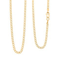 18K Yellow Gold 2mm Curb Chain Necklace 22 Inches 2.20 Grams - Sticky add to cart bar