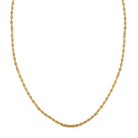 One Time Only 18K Yellow Gold 1.8 mm Rope Necklace (20 Inches) (4.25 g)