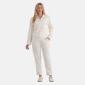 La Marey Cream 2pcs Knit Lounge Set - S/M - Sticky add to cart bar
