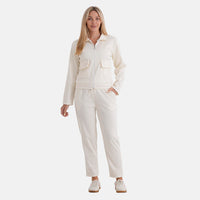 La Marey Cream 2pcs Knit Lounge Set - S/M