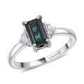 10K White Gold AAA Pirineu Lagoon Tourmaline, Luxuriant Lab Grown Diamond (E-F, VS) (0.38 cts) Ring (Size 10.0) 2.10 ctw - Sticky add to cart bar