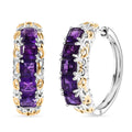 EverTrue Brazilian Citrine 3.70 ctw Hoop Earrings in 18K YG Plated and Platinum Bond - Sticky add to cart bar