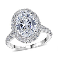 14K White Gold Luxuriant Lab Grown Diamond (E-F, VS) Ring (Size 10.0) (4.85 g) 4.75 ctw