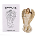 Livmore White Polyresin Angel Holding Heart Figurine with Light (7.87"x5.31"x13.78") (2xAAA Battery not Included) - Sticky add to cart bar