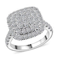 Luxuriant Lab Grown Diamond (G VS) Ring in Sterling Silver (Size 10.0) 2.00 ctw - Sticky add to cart bar
