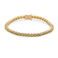 Luxuriant Lab Grown Yellow Diamond (IR) (VS) 8.00 ctw Bracelet in 14K Yellow Gold (7.25 In) 12.15 Grams - Sticky add to cart bar