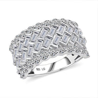 Doorbuster Luxuriant Lab Grown Diamond (G-H, SI) Ring in Sterling Silver (Size 10.0) 3.70 ctw