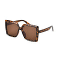 Leopard Brown UV400 Polarized Sunglasses (5.51"x2.36") - Sticky add to cart bar