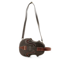 La Marey Gray Genuine Leather Crossbody Bag with Adjustable Shoulder Strap