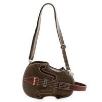 La Marey Gray Genuine Leather Crossbody Bag with Adjustable Shoulder Strap
