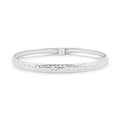 Doorbuster Sterling Silver Diamond Cut Bangle Bracelet (7.50 In) (4.50 g) - Sticky add to cart bar