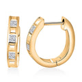 Simulated Diamond Earrings in Rhodium Over Sterling Silver 1.50 ctw - Sticky add to cart bar