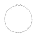 Rhodium Over Sterling Silver 2mm Typhoon Bracelet (7.50 In) 2.36 Grams - Sticky add to cart bar