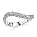 Luxuriant Lab Grown Diamond (G-H, SI) Curve Band Ring - Sticky add to cart bar