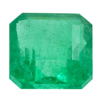 1.25 ctw Square Asscher Cut Emerald Loose Gemstone – AAAA Grade, Free Size (Zambia)