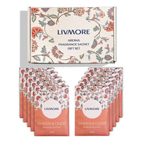 Livmore Amber & Oudh Fragrance Sachet Set