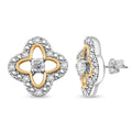 Luxuriant Lab Grown Diamond VS-SI 0.75 ctw Earrings in 14K Yellow Gold Over and Sterling Silver - Sticky add to cart bar