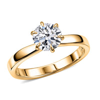 14K Yellow Gold Luxuriant Lab Grown Diamond (VS) Ring (Size 6.0) 1.15 ctw
