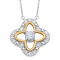 Luxuriant Lab Grown Diamond VS-SI 0.75 ctw Necklace in 14K YG Over and Sterling Silver 16-18 Inches - Sticky add to cart bar