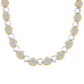 Luxuriant Lab Grown Diamond VS-SI 2.00 ctw Necklace in 14K YG Over and Sterling Silver 16.5 Inches - Sticky add to cart bar
