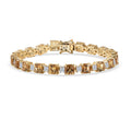 D'Joy Premium Marialite, Moissanite Bracelet in 18K Vermeil YG Over Sterling Silver (6.50 In) 16.25 ctw - Sticky add to cart bar