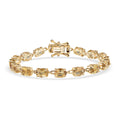D'Joy Premium Marialite Bracelet in 18K Vermeil YG Over Sterling Silver (6.50 In) 10.50 ctw - Sticky add to cart bar