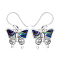 Bali Legacy Abalone Shell Double Side Butterfly Earrings in Sterling Silver - Sticky add to cart bar