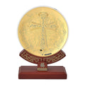 24K Gold Line of Faith Embossed Medallion-Style Ornament – 160mm (50mg) - Sticky add to cart bar